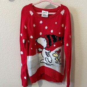Coca Cola Festive Red Sweater with Polar Bear Design